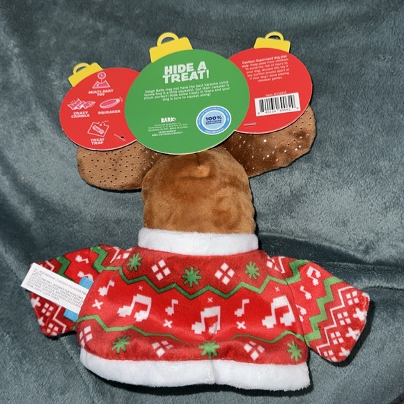 Bark Sleigh Belle medium size dog toy New - Picture 2 of 7